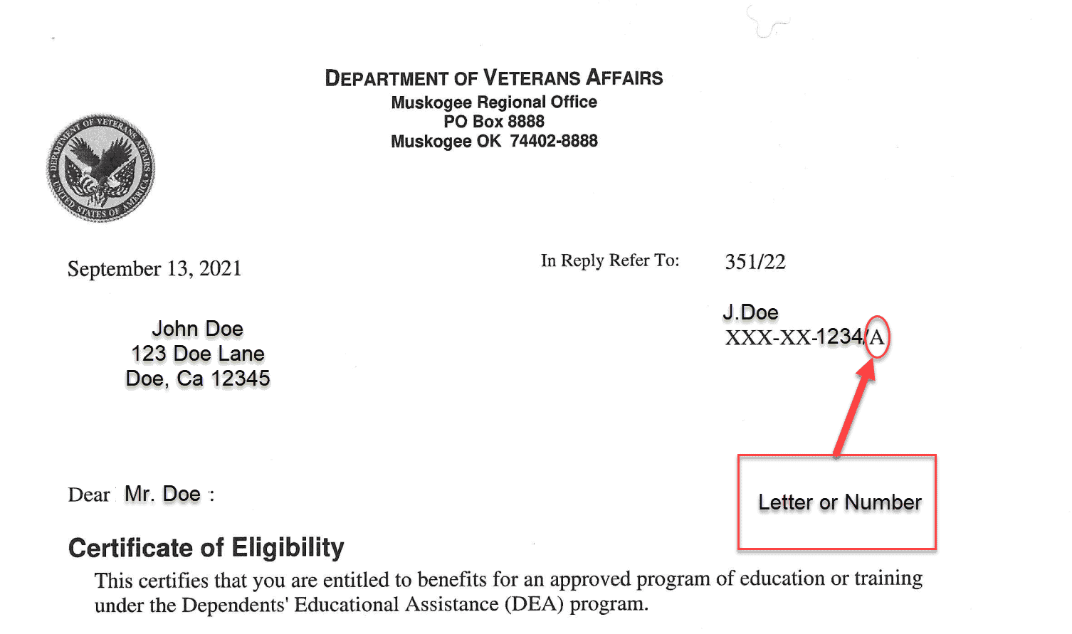 US Veterans And Military San Diego Global Knowledge University va-benefits-verification-letter-sleep-apnea-infoupdate
